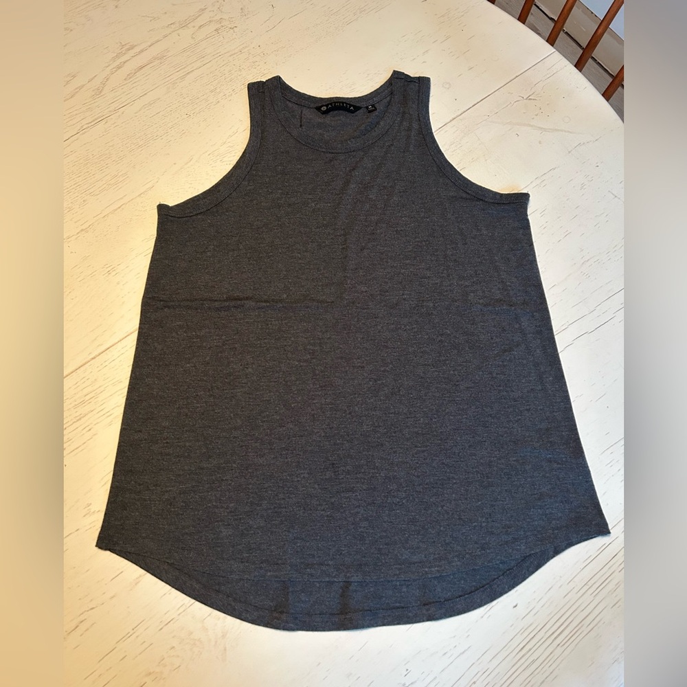 Athleta Cloudlight Relaxed Tank Size Medium Dark Gray
